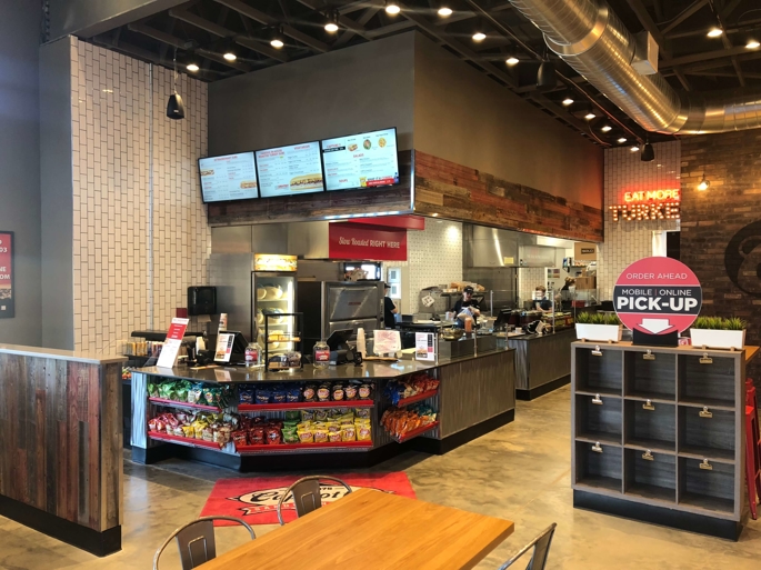 capriotti's sandwich franchise customer waiting area